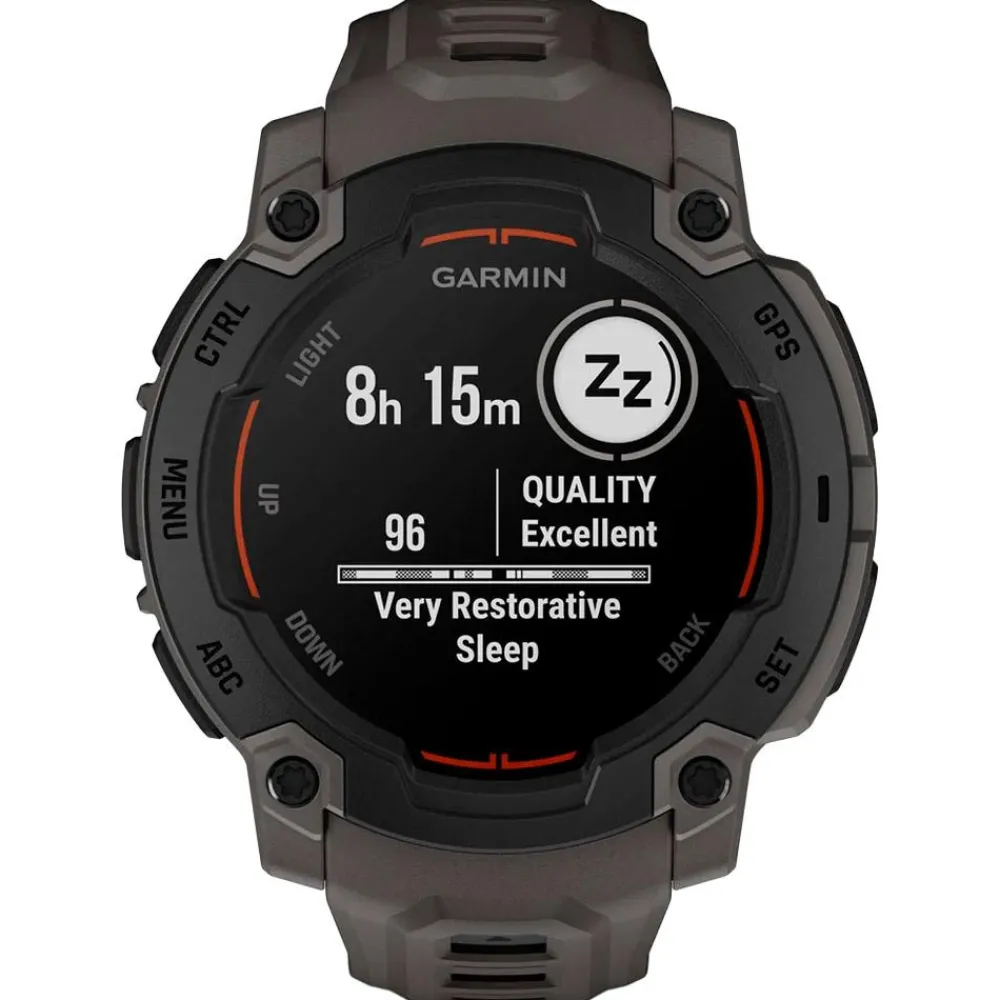 Montres Gps|Montre Connectée<Garmin Montres GPS Instinct E Noire Avec Bracelet Gris Charbon