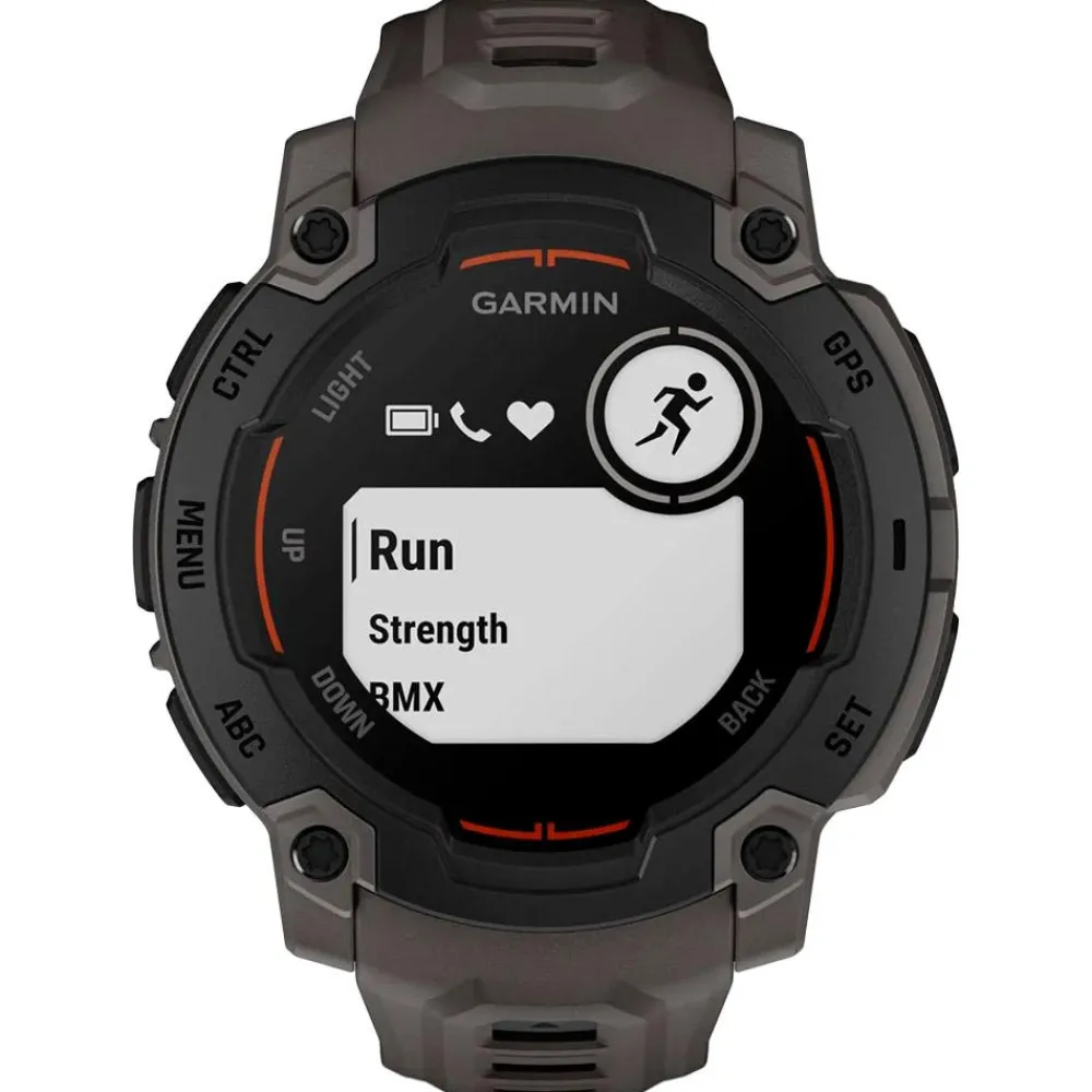 Montres Gps|Montre Connectée<Garmin Montres GPS Instinct E Noire Avec Bracelet Gris Charbon