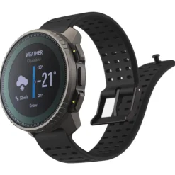 Discount Montres GPS Vertical Titanium Solar Black Montres Gps|Montre Connectée
