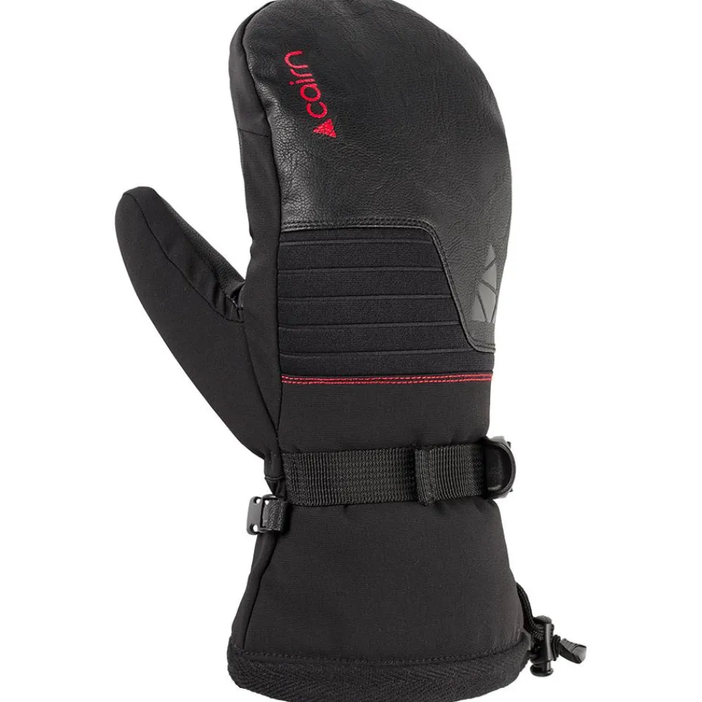 Gants De Ski Homme|Moufles<Cairn Moufles Olympus In M C-Tex Full Black Fire