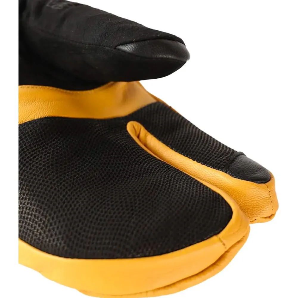 Gants Chauffants|Gants De Ski Homme<Lenz Moufles Heat Glove 8.0 Finger Cap Lobster Black Yellow