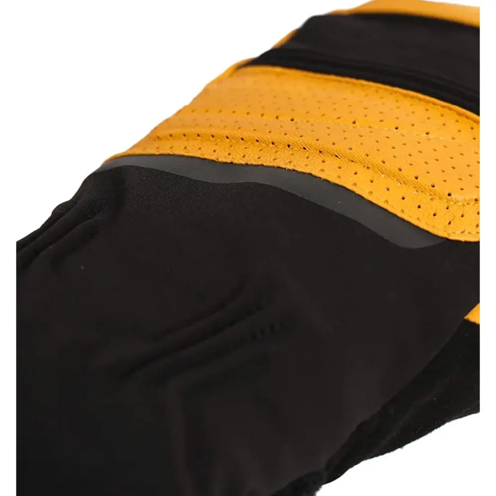 Gants Chauffants|Gants De Ski Homme<Lenz Moufles Heat Glove 8.0 Finger Cap Lobster Black Yellow