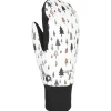 Hot Moufles Coral Mitt Pk White Femme Moufles|Gants De Ski Femme
