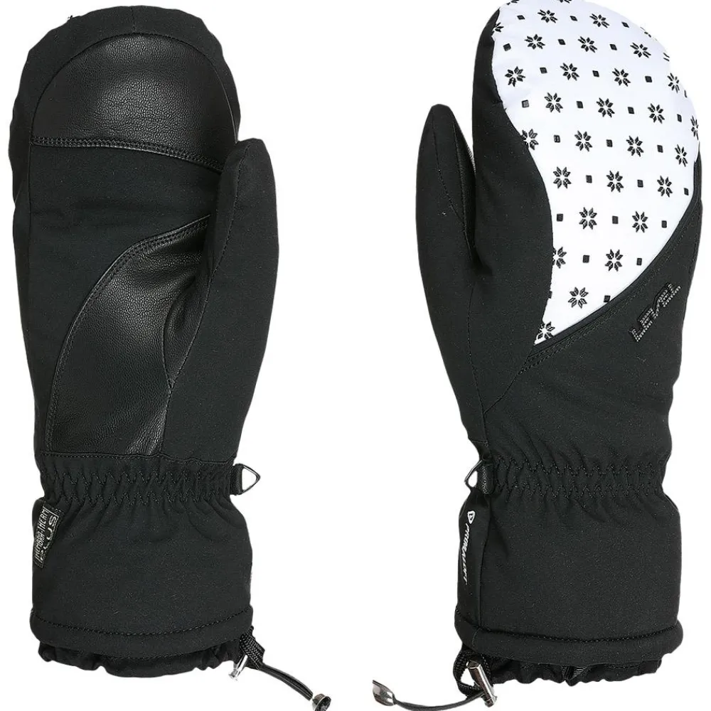 Clearance Moufles Mummies Mitt Noir Blanc Femme Moufles|Gants De Ski Femme