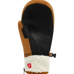 Sale Moufles 90 Leather Mitt Brown Femme Moufles|Gants De Ski Femme