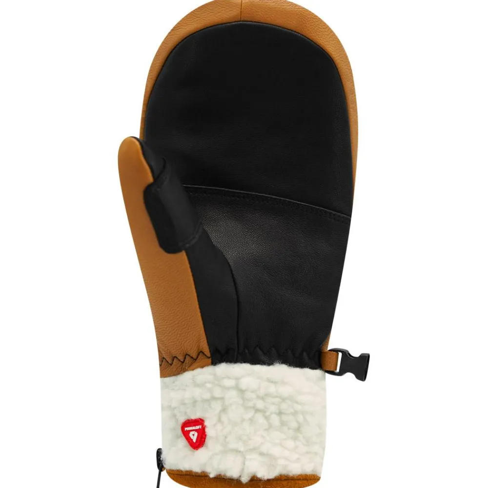 Sale Moufles 90 Leather Mitt Brown Femme Moufles|Gants De Ski Femme