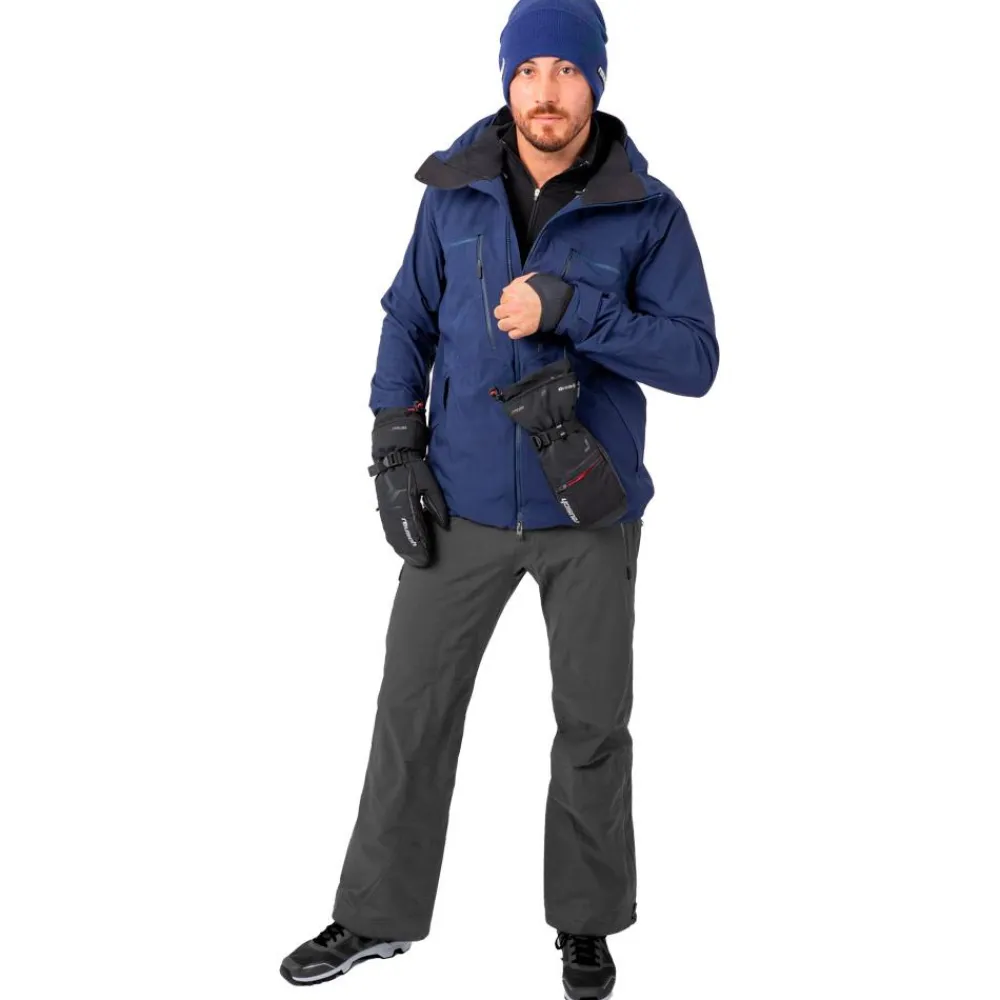 Discount Moufles Down Spirit Gore-Tex Mitten Black Silver Femme Gants De Ski Homme|Moufles
