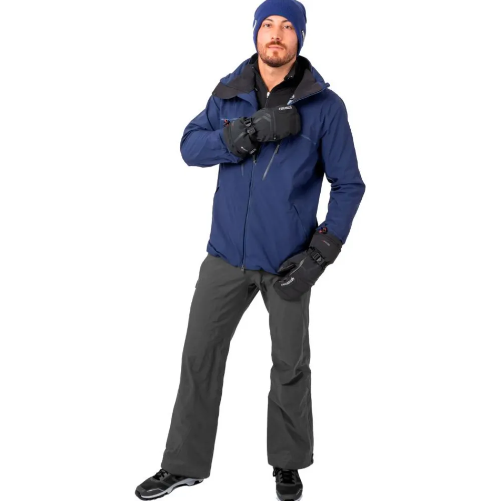 Discount Moufles Down Spirit Gore-Tex Mitten Black Silver Femme Gants De Ski Homme|Moufles