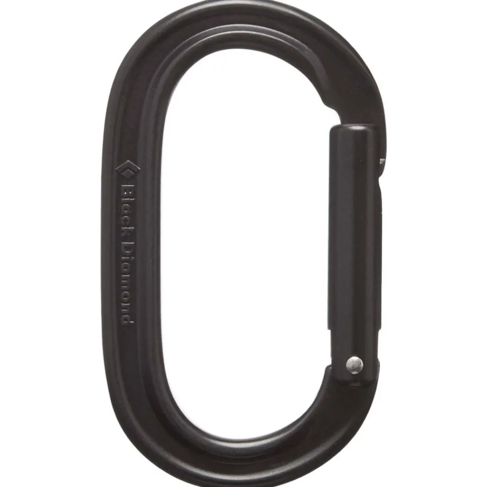 Mousqueton<Black Diamond Mousqueton Oval Keylock Black