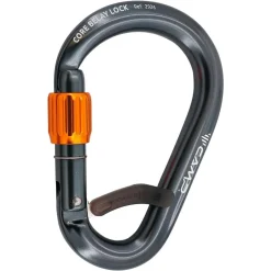 Mousqueton<C.A.M.P. Mousqueton Core Belay Lock Gris Orange