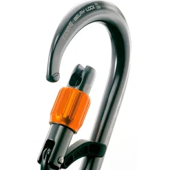 Mousqueton<C.A.M.P. Mousqueton Core Belay Lock Gris Orange