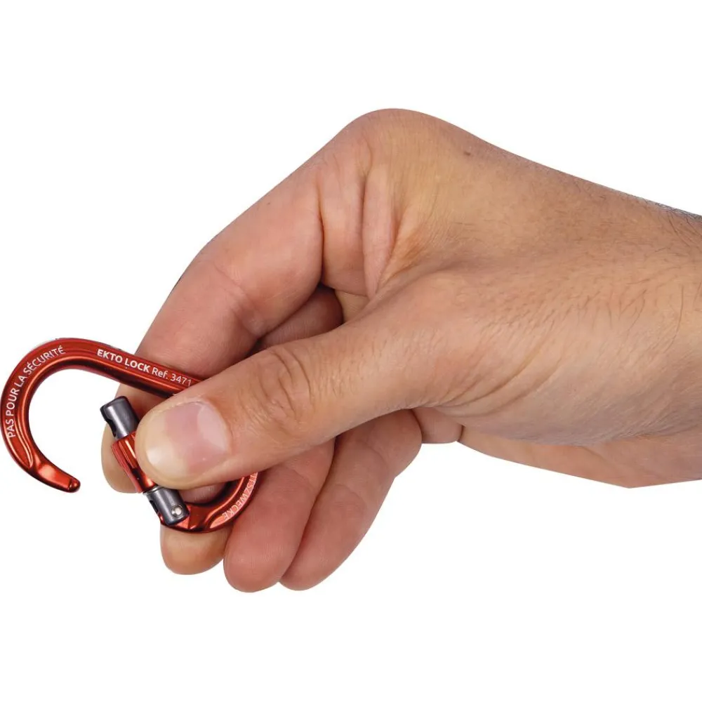 Mousqueton<C.A.M.P. Mousqueton Ekto Lock Rouge