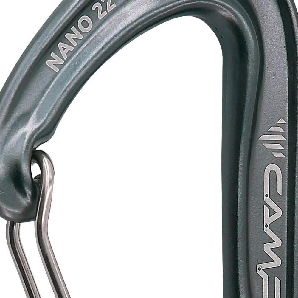 Mousqueton<C.A.M.P. Mousqueton Nano 22 Gun Metal
