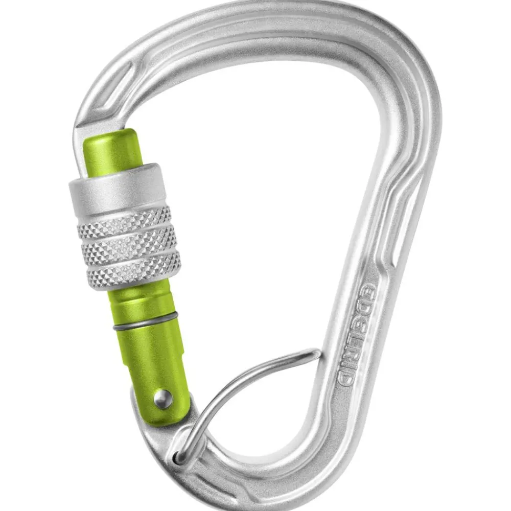Mousqueton<Edelrid Mousqueton Hms Strike Screw FG Silver