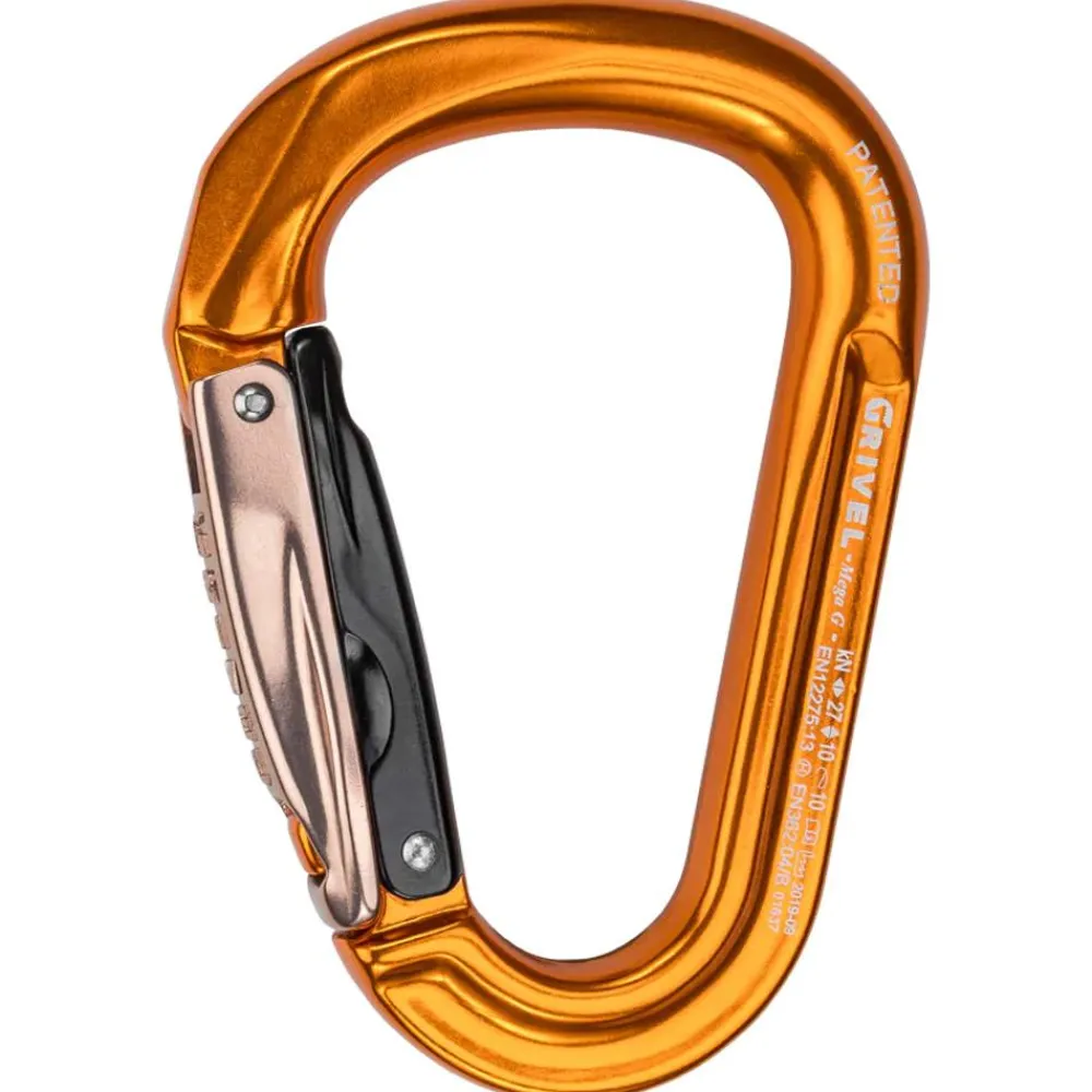 Mousqueton<Grivel Mousqueton Mega - K6G Twin Gate Orange