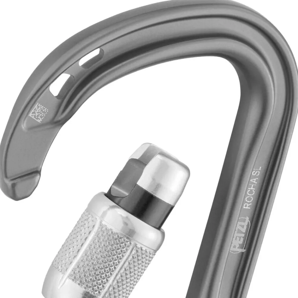 Mousqueton<Petzl Mousqueton Rocha Screw Lock Gris
