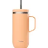 Vaisselle Camping<Qwetch Mug Cold Cup 600 ml + Anse Matt Pastel Abricot