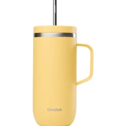 Sale Mug Cold Cup 600 ml + Anse Matt Pastel Citron Vaisselle Camping