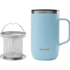 Vaisselle Camping<Qwetch Mug Mug Tisanière 470 ml Pastel Bleu