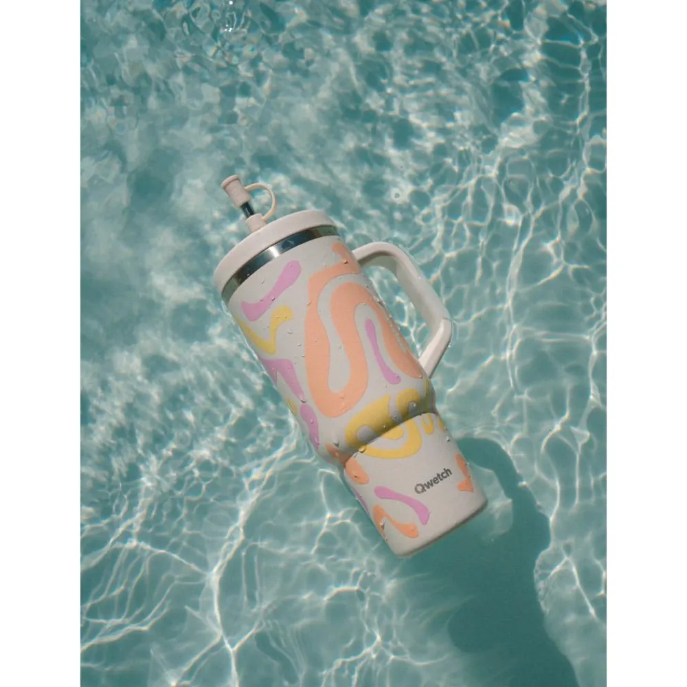 Hot Mug Travel Cup 900 ml Waves Sable Vaisselle Camping