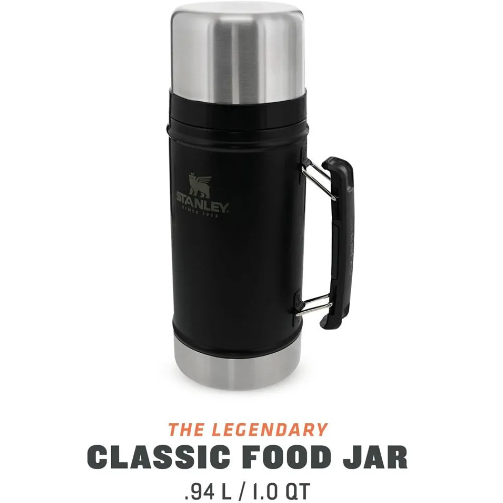 Vaisselle Camping<Stanley Mug The Legendary Food Jar 0.94L Matte Black Pebble