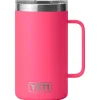 Mug Rambler 24 Oz Travel Mug Tropical Pink Vaisselle Camping