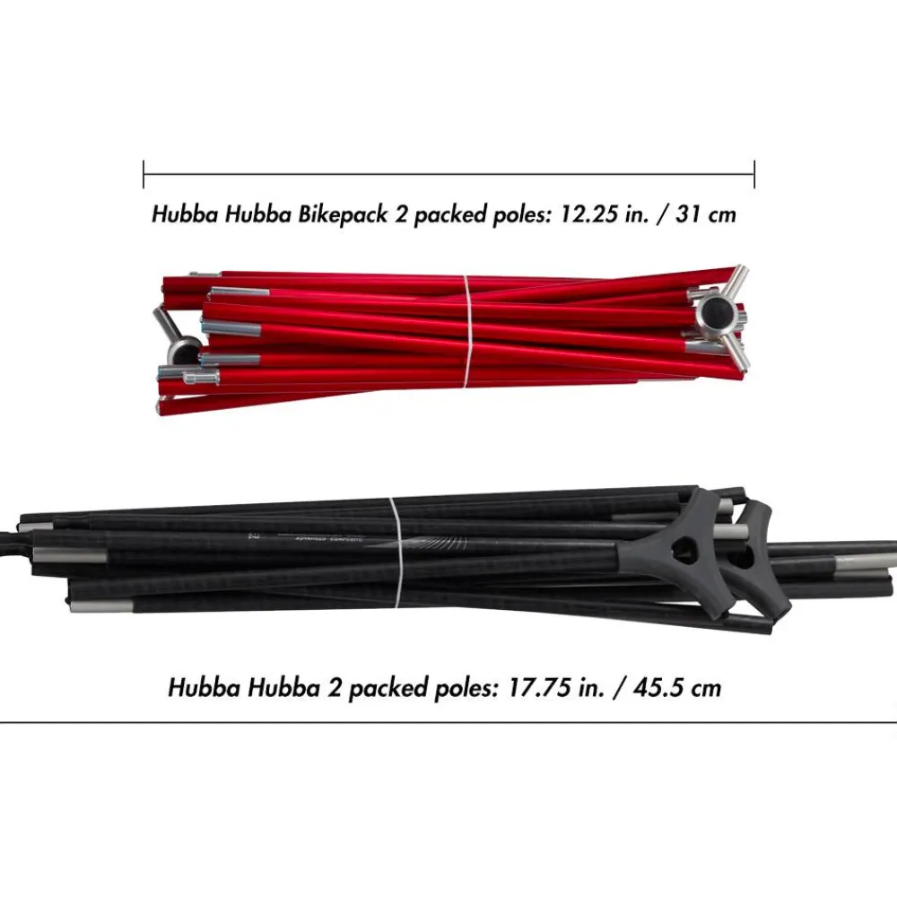 Clearance Pack Hubba Hubba Bikepack II + Universal 2 Person Regular Accessoires Tentes|Tente Tunnel