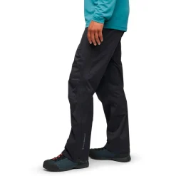Hot Pantalon de rando M Fineline Stretch Full Zip Pants Black Pantalon Rando