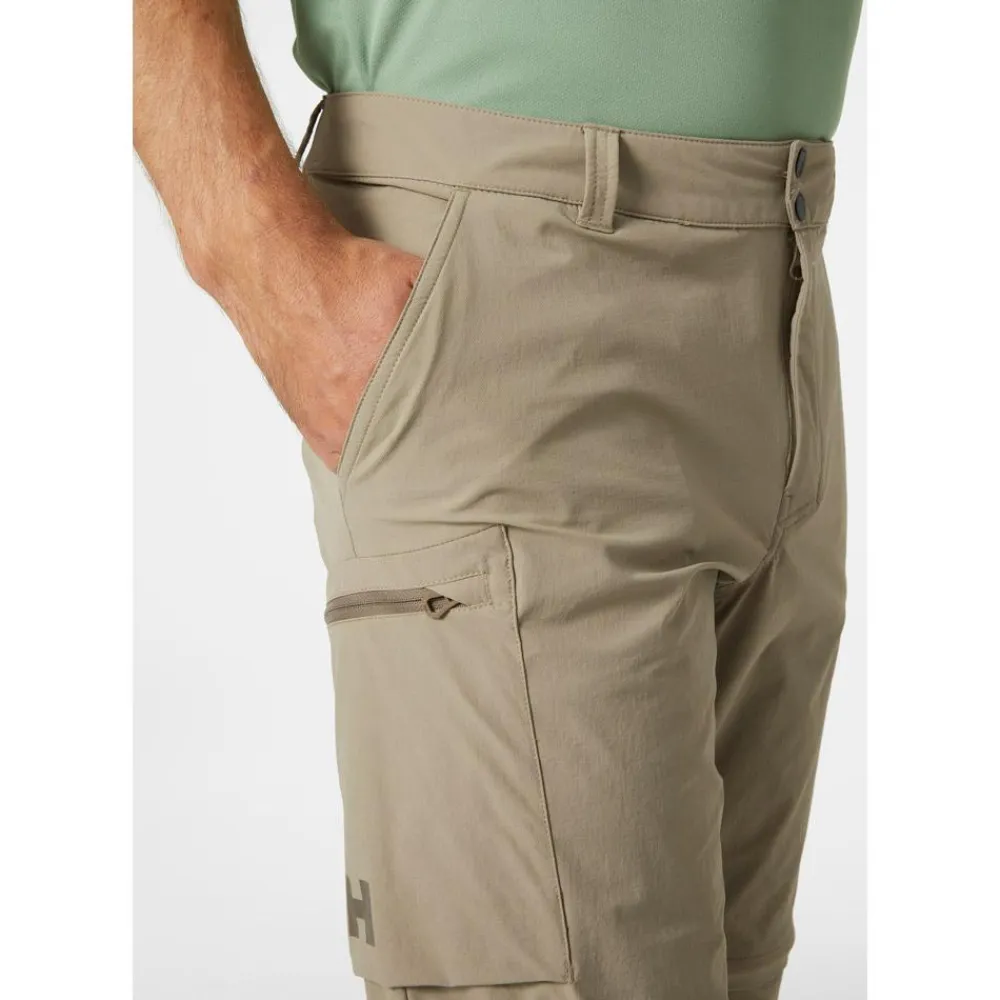 Pantalon Rando<Helly Hansen Pantalon de rando Brono Softshell Zip Off Pant Pebble