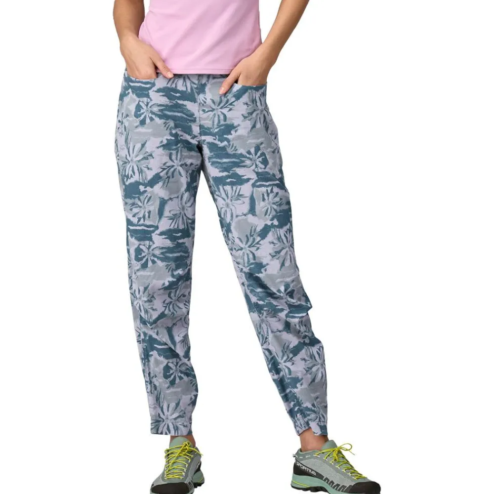 Pantalon Escalade|Vêtements Escalade<Patagonia Pantalon d’escalade W Hampi Rock Cliffs and Waves Herring Grey