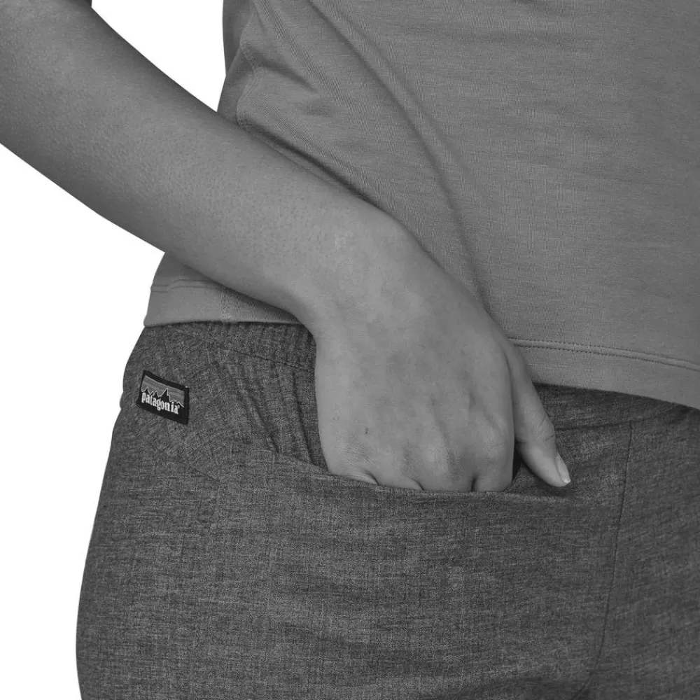Pantalon Escalade|Vêtements Escalade<Patagonia Pantalon d’escalade W Hampi Rock Cliffs and Waves Herring Grey