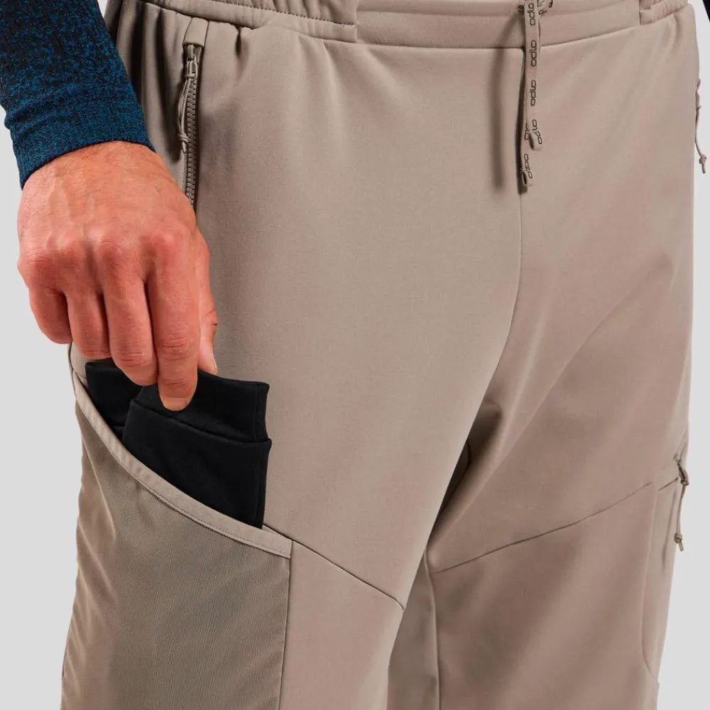 Pantalon Ski De Fond|Pantalon Ski De Fond<Odlo Pantalon Nordique Zeroweight Windproof X Warm Pant Regular Length Cinder