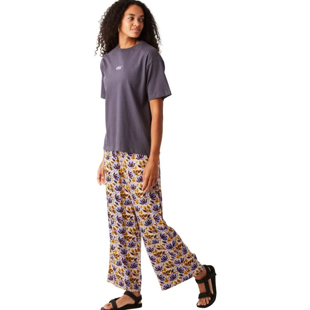 Pantalon - Short<Picture Pantalon Tylita Printed Pants Alpine Thistle Print