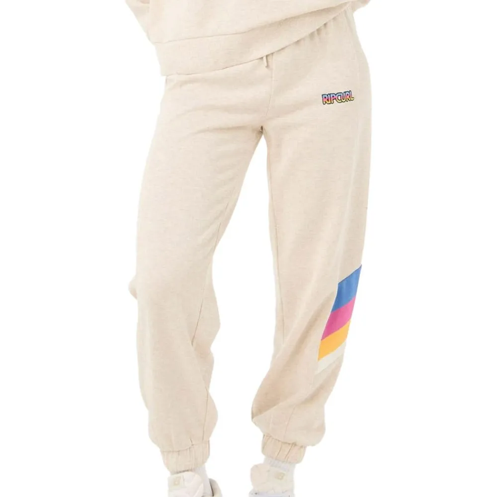 Pantalon - Short<Rip Curl Pantalon Las Dalias Track Pants Oatmeal Marle