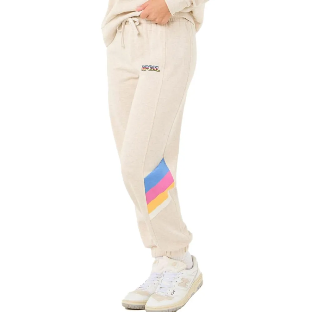 Pantalon - Short<Rip Curl Pantalon Las Dalias Track Pants Oatmeal Marle