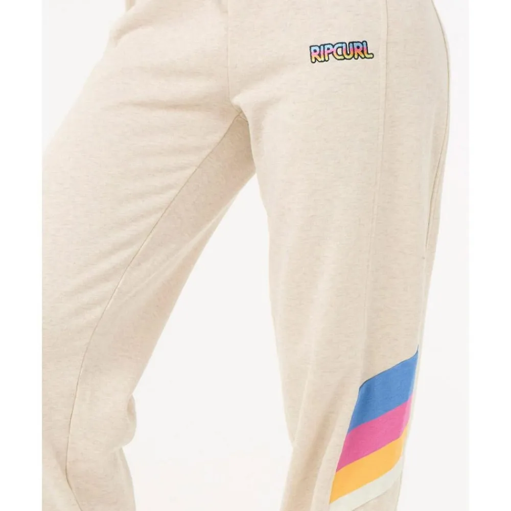 Pantalon - Short<Rip Curl Pantalon Las Dalias Track Pants Oatmeal Marle