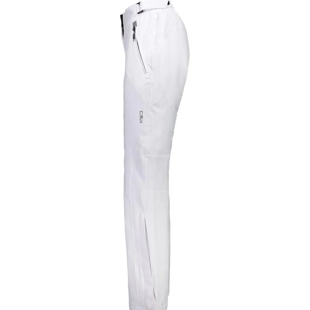 Pantalon De Ski|Pantalon De Ski Femme<CMP Pantalon Ski Woman Clima Protect Stretch Pant Bianco