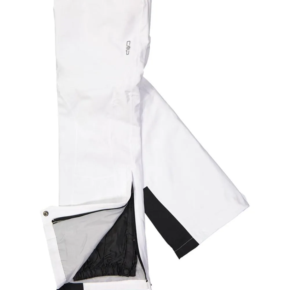 Pantalon De Ski|Pantalon De Ski Femme<CMP Pantalon Ski Woman Clima Protect Stretch Pant Bianco