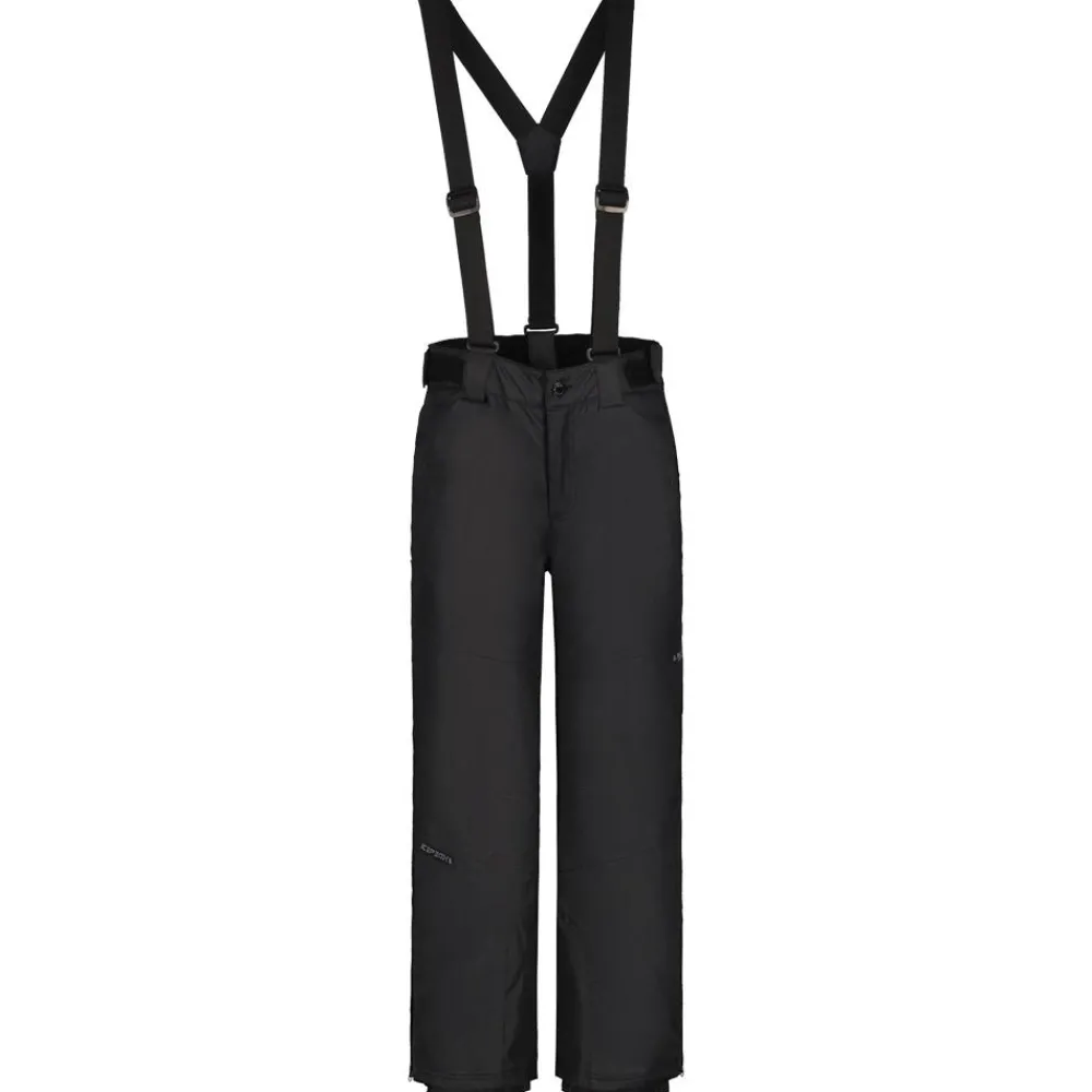 Hot Pantalon Ski Lenzen Jr Noir Enfant Pantalon De Ski Enfant|Pantalon De Ski