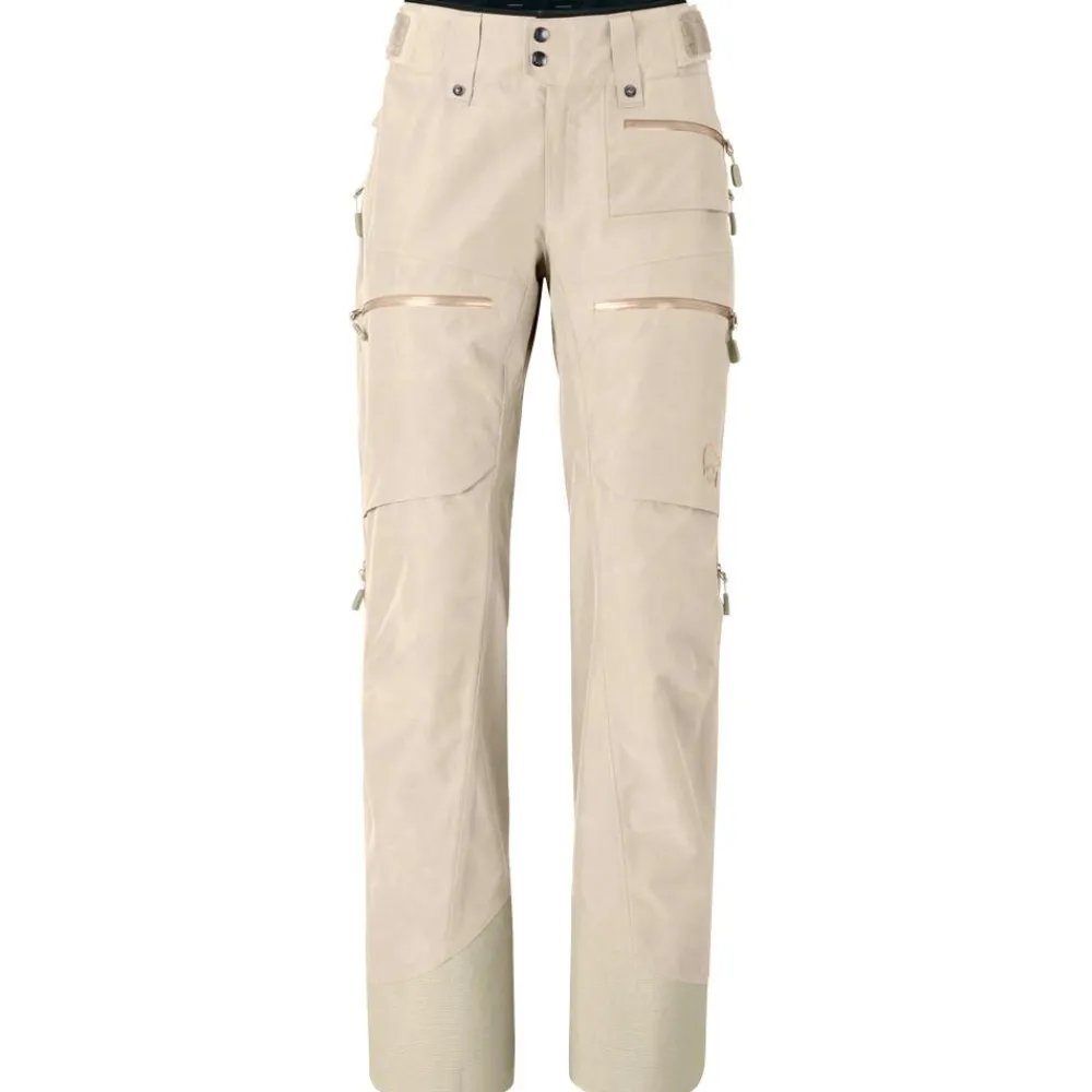Pantalon De Ski|Pantalon De Ski Femme<Norrona Pantalon Ski Lofoten Gore-Tex Insulated Pant W Oatmeal