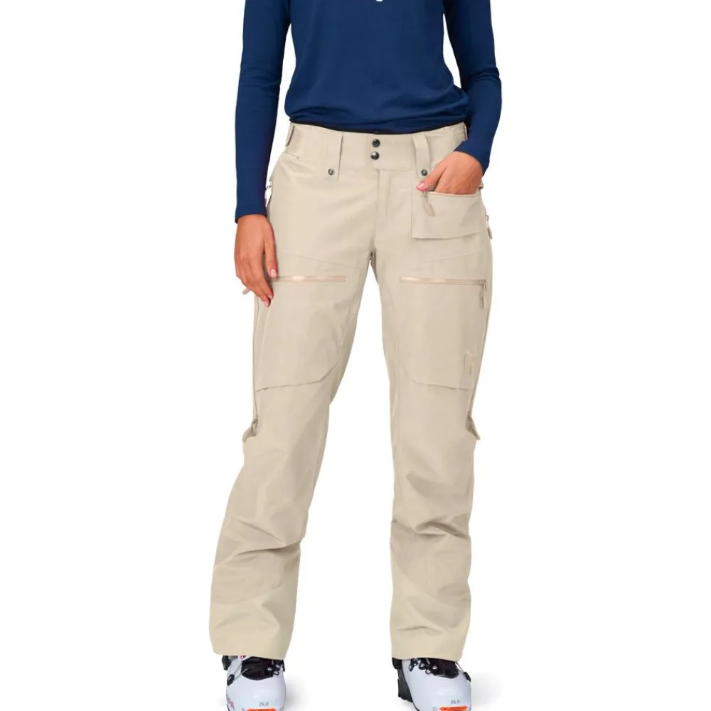 Pantalon De Ski|Pantalon De Ski Femme<Norrona Pantalon Ski Lofoten Gore-Tex Insulated Pant W Oatmeal