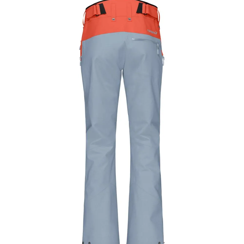 Best Pantalon Ski Lofoten Gore-Tex Pro Pants W's Orange Alert Blue Fog Femme Pantalon De Ski|Pantalon De Ski Femme