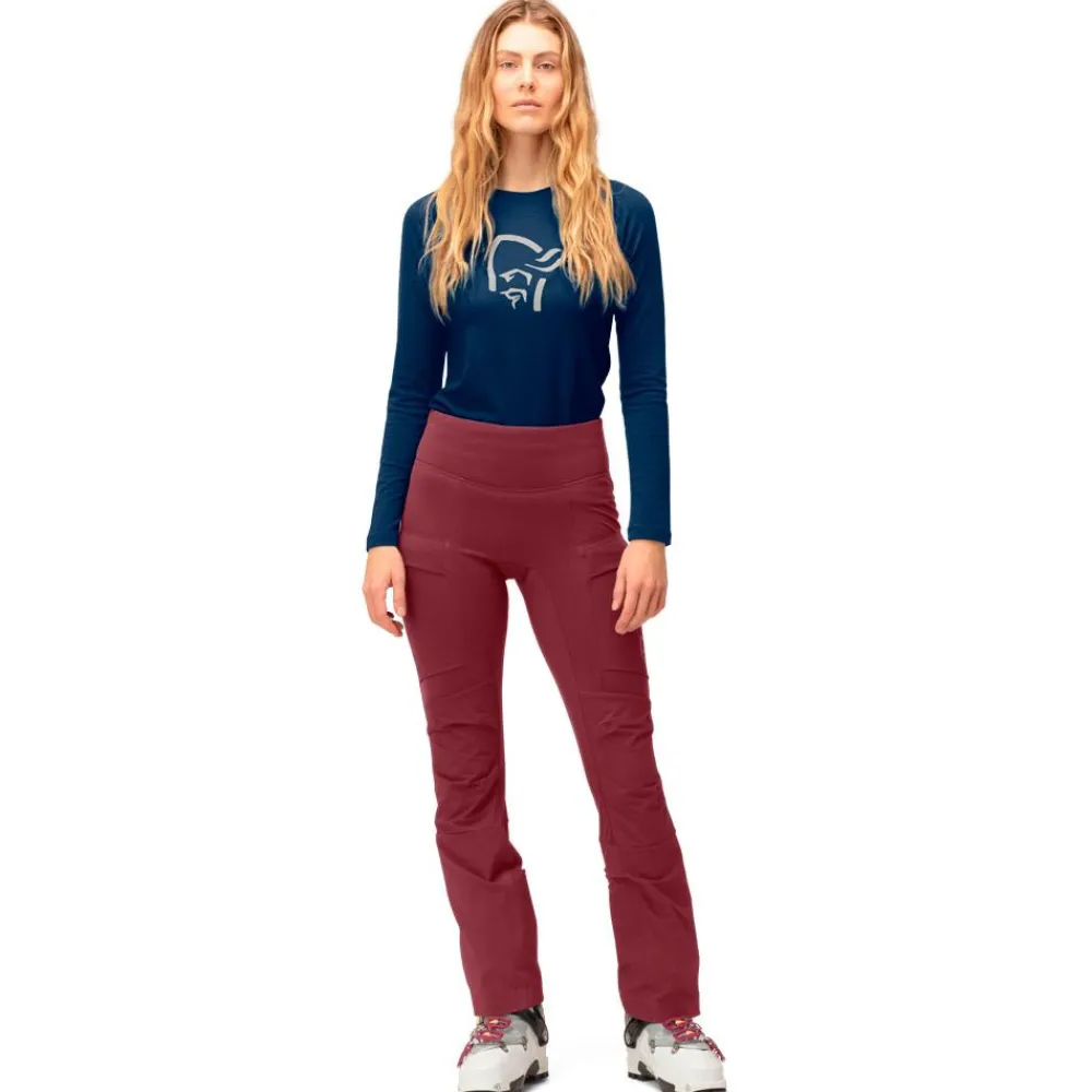 Pantalon De Ski|Pantalon De Ski Femme<Norrona Pantalon Ski Lyngen Equaliser Stretch Tights W's Tawny Port