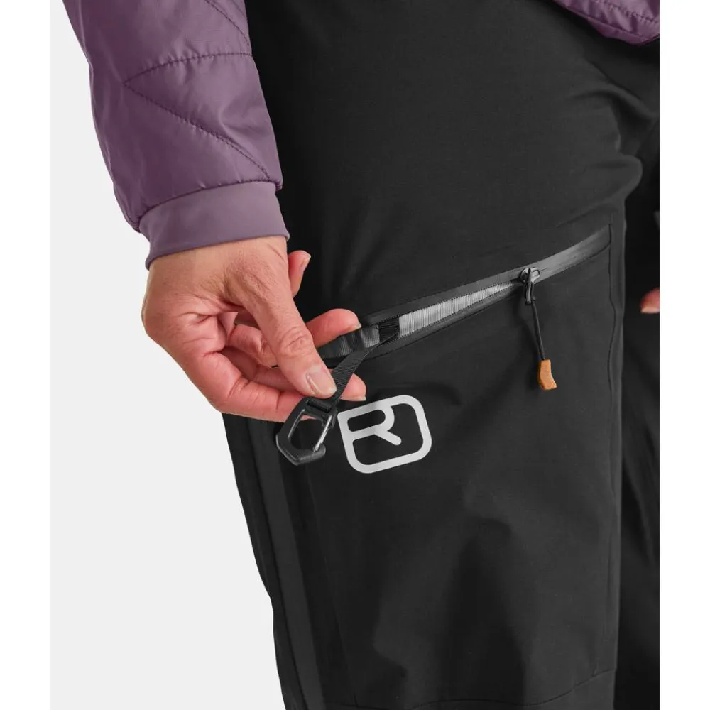 Pantalon De Ski|Pantalon De Ski Femme<Ortovox Pantalon Ski 3L Ortler Pants W Black Raven