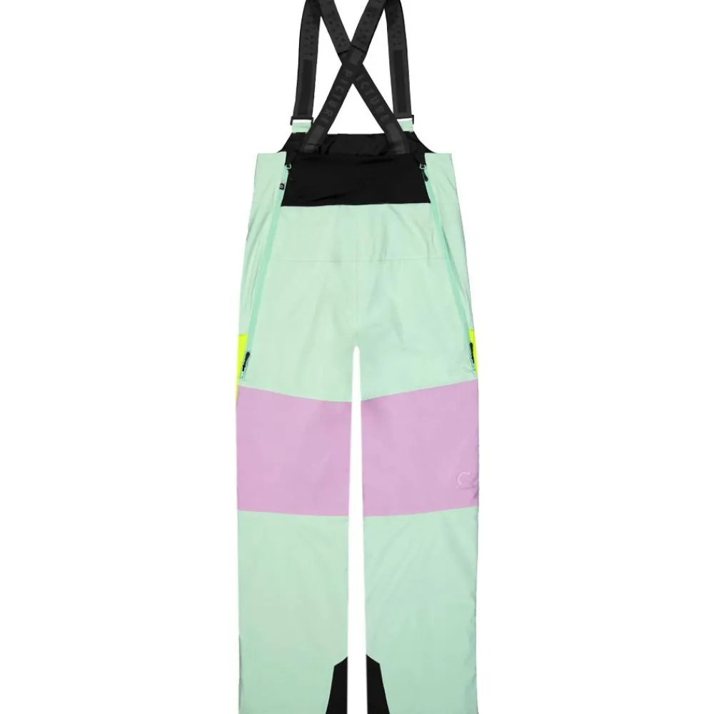 Pantalon De Ski|Pantalon De Ski Femme<Picture Pantalon Ski Elwy Bib Silt Green Orchid Acid