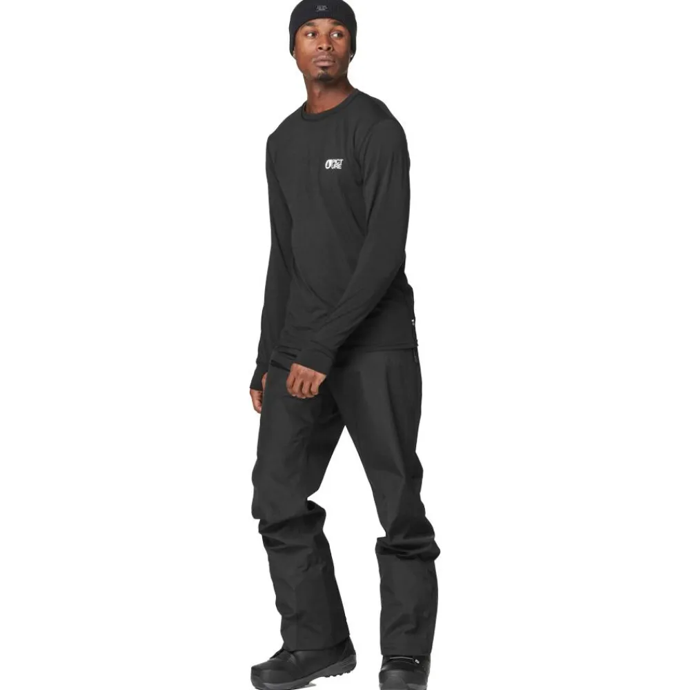 Outlet Pantalon Ski Eron 3 Layers Pants Black Homme Pantalon De Ski Homme|Pantalon De Ski