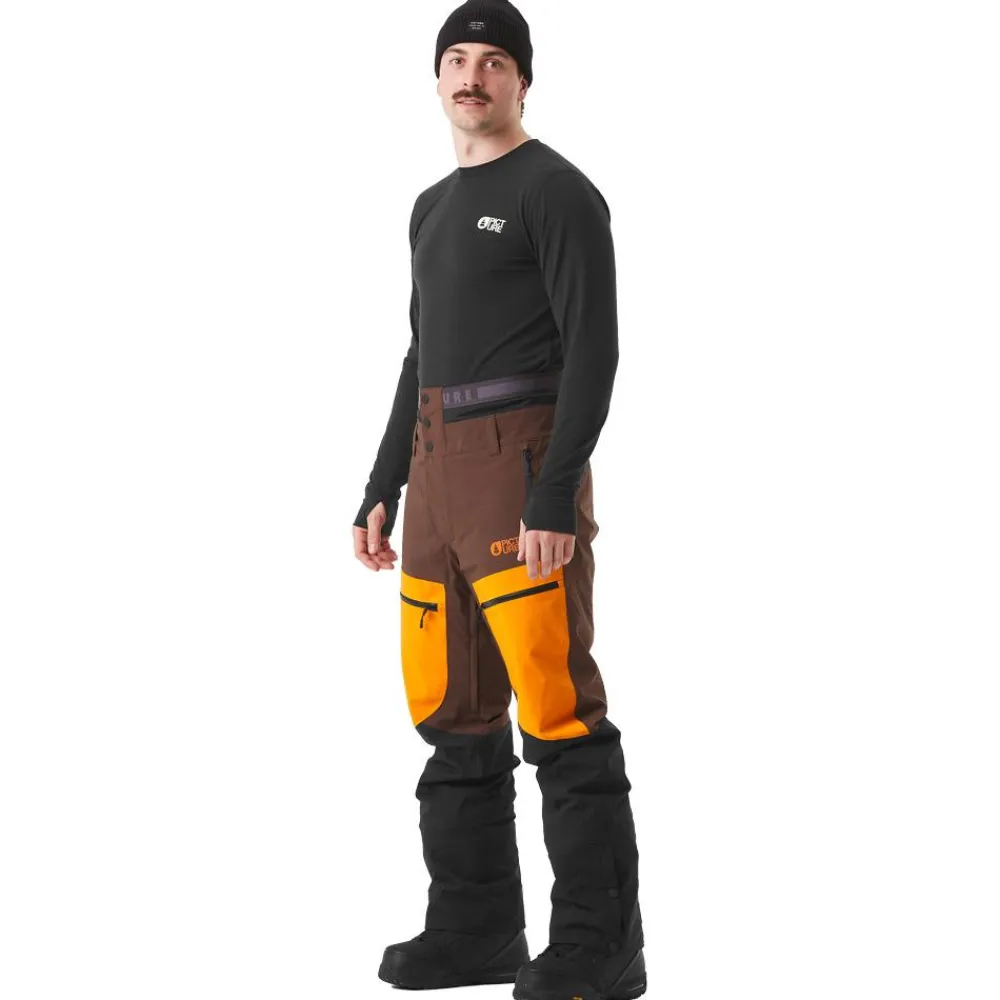 Pantalon Ski Naikoon Black Chicory Honey Homme Pantalon De Ski Homme|Pantalon De Ski