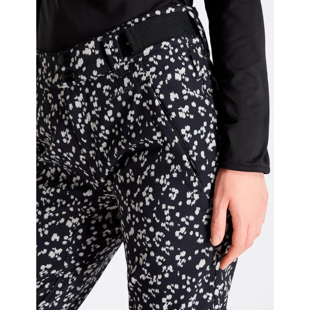 Discount Pantalon Ski Prtangle True Black Femme Pantalon De Ski|Pantalon De Ski Femme
