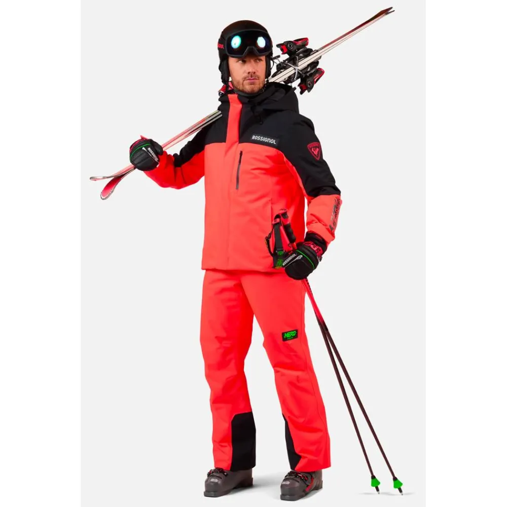 Clearance Pantalon Ski Hero Insulated Ski Pant Neon Red Homme Pantalon De Ski|Pantalon De Ski Homme