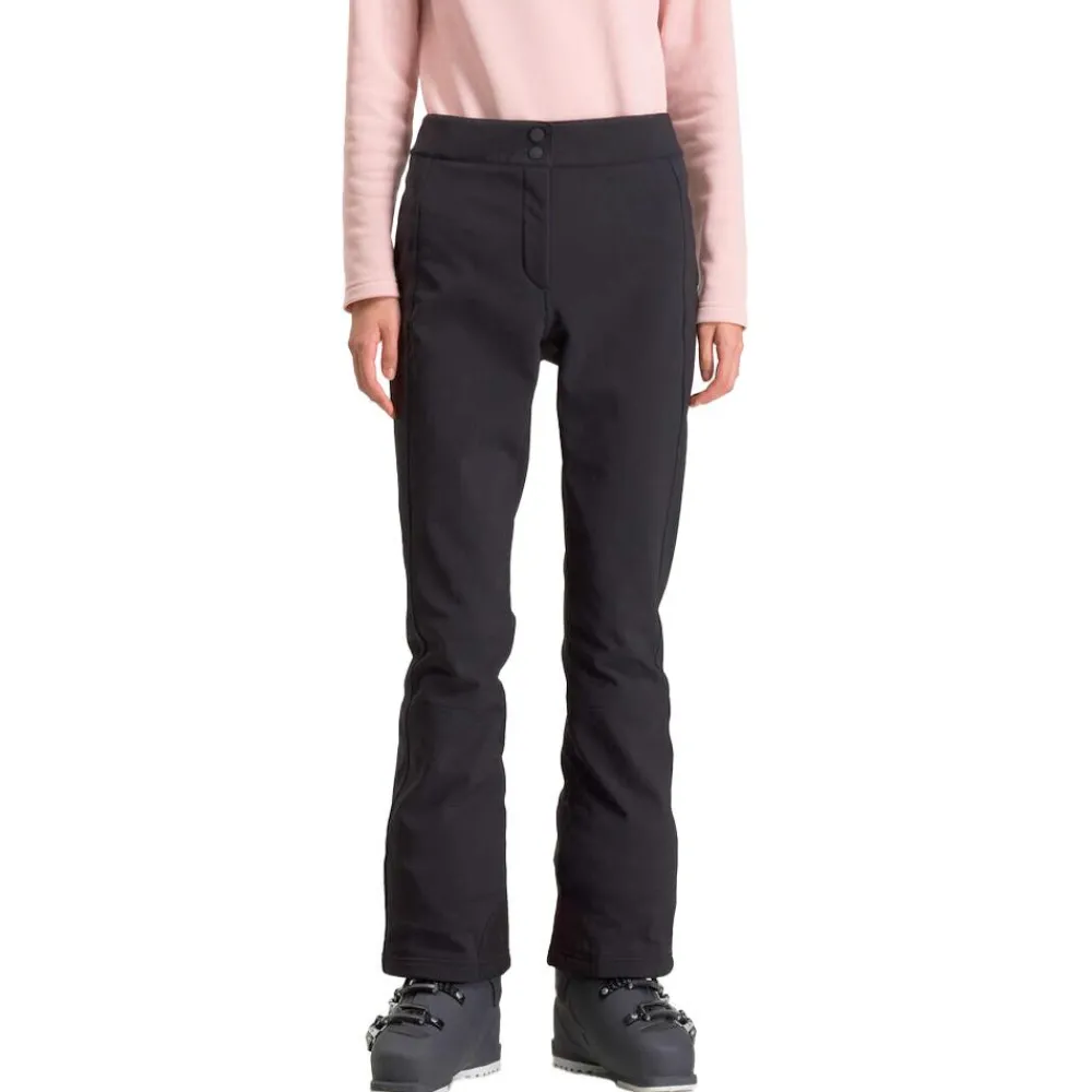 Best Pantalon Ski W Softshell Flat Pant Black Femme Pantalon De Ski|Pantalon De Ski Femme
